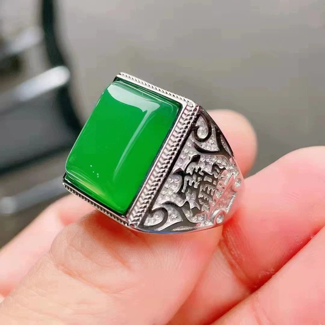 Men's Fashion Rings Simple Accessories Golden Trend Design Suitable for Fashionable Men's Accessories