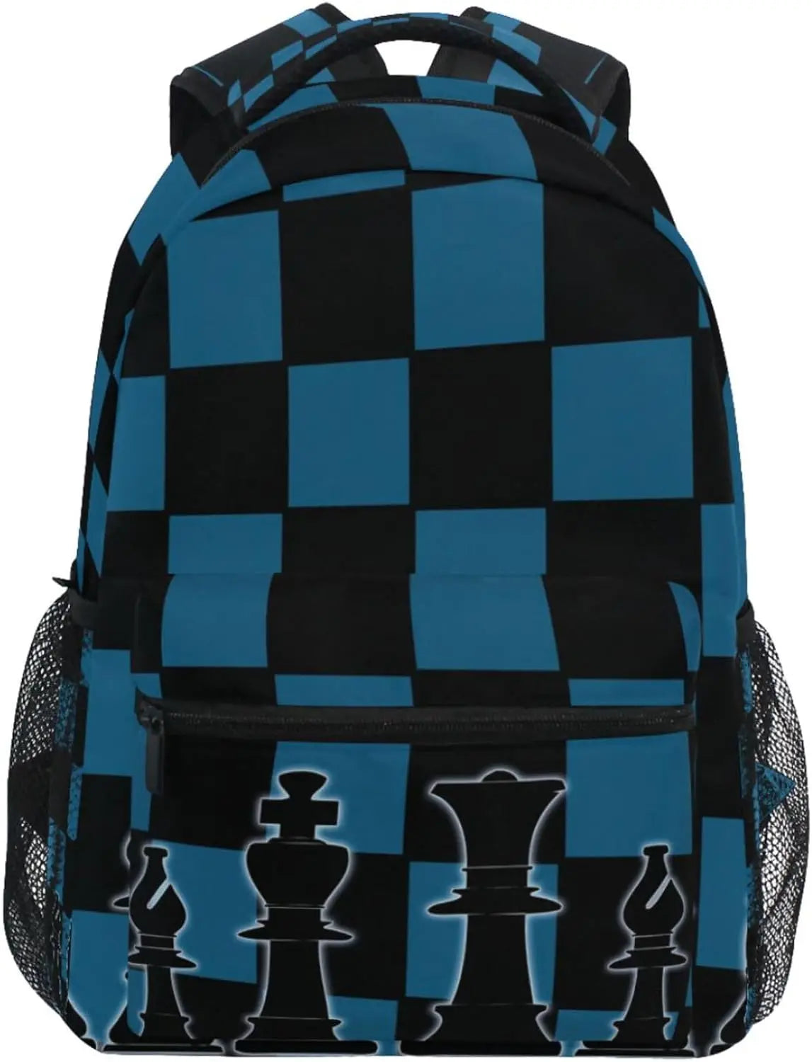 School Start Best Seller! Blue Leopard Print Backpack, Trendy Animal Pattern, Stylish Bag for Bold Style Fans