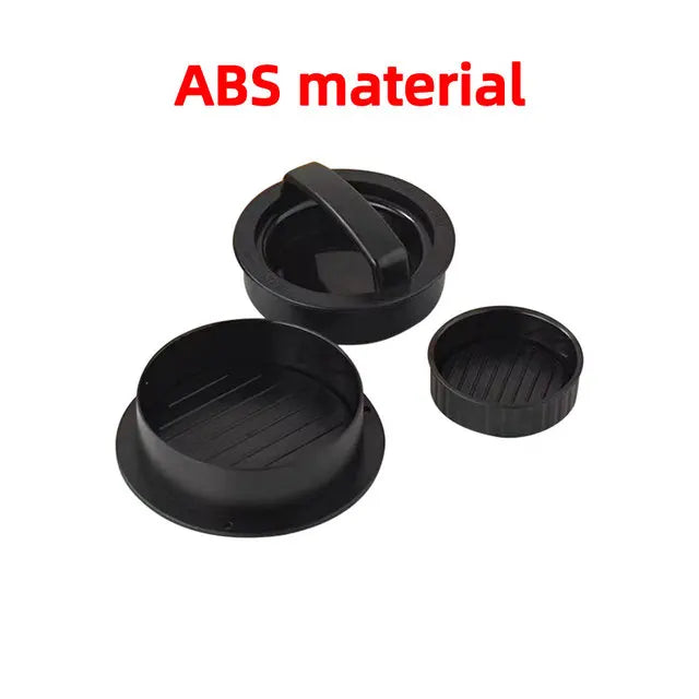 ABS Hamburger Press Meat Pie Press Stuffed Burger Mold Maker with Baking Paper Liners Patty Pastry Tools BBQ Kitchen Accessories