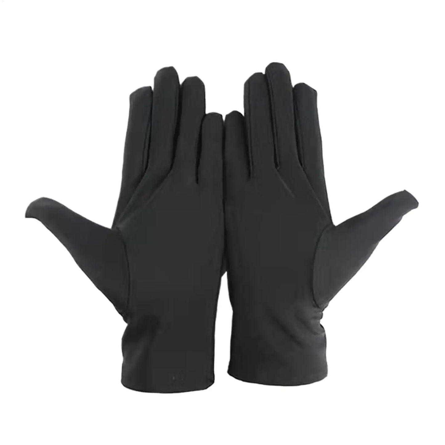 1Pair Practical Jewelry Gloves Wrist Length Gloves Black Gloves Work for protection Coin Inspection Gloves for Fetching Jewels