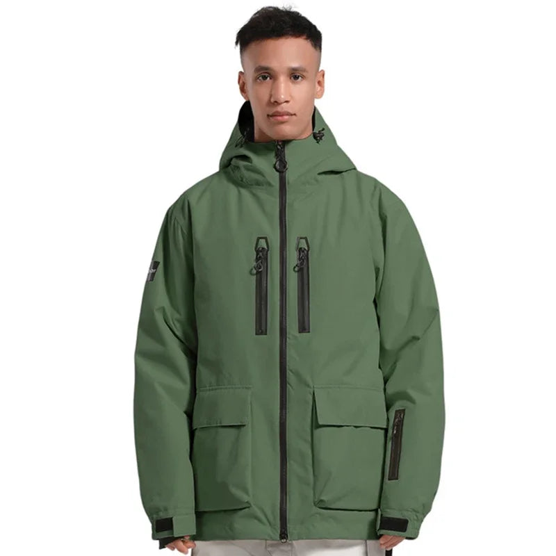 Winter New Skiing Jackets Thickened Warm Winter Clothes Outdoor Sport Waterproof Jackets Loose Couple Snow Coats Snowboard Tops