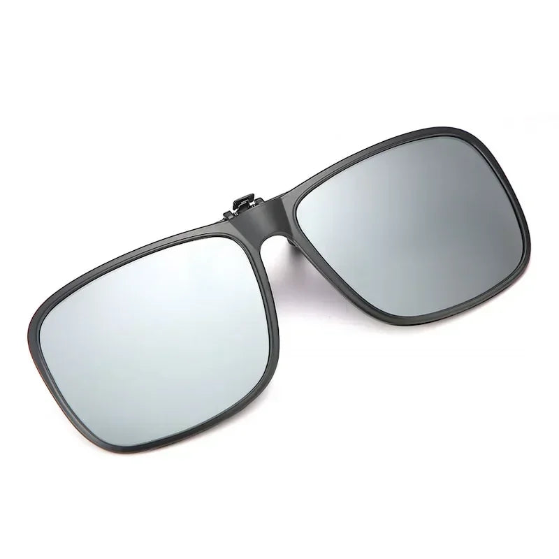 Polarized Flip Up Clip on Sunglasses for Driving Dark UV400 Photochromic Anti Glare Lens MyopiaSun Glasses Car Driver Очки