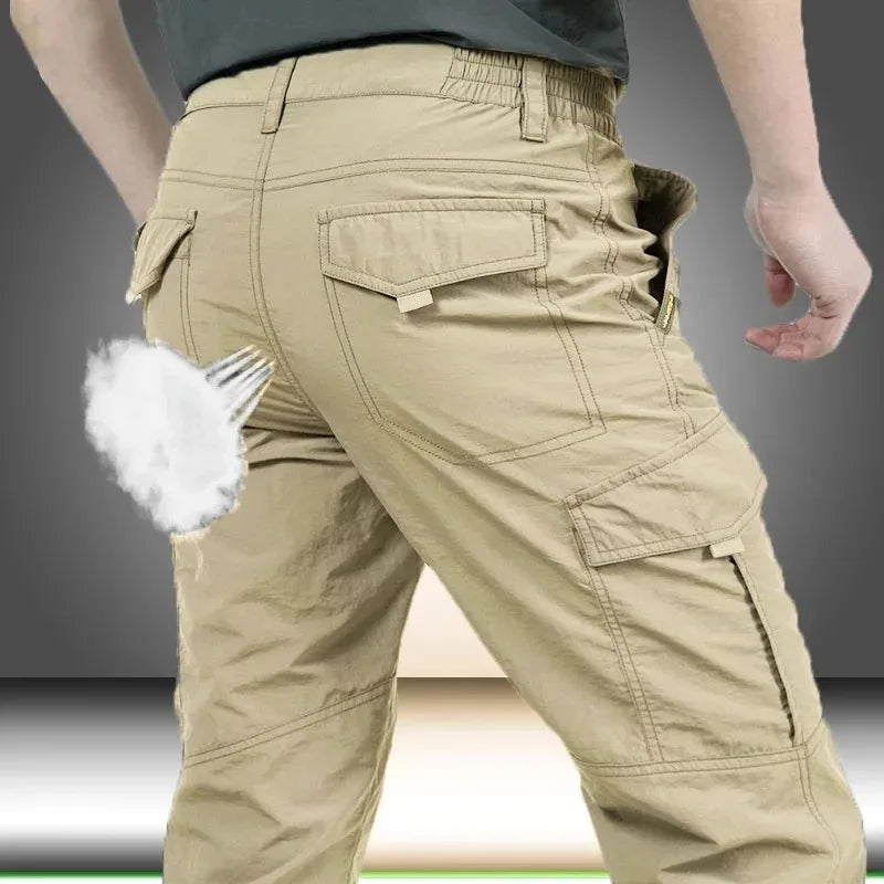 Men's Casual Fashion Trend Casual Pants Urban City Commuter Pants Military Tactical Multi-Pocket Sports Workwear Pants