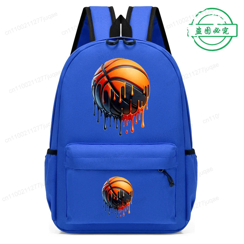 Basketball Printed Children School Bag Fashion Boy Girl Backpack Kids Kindergarten School Backpacks Cute Cartoon Bookbag Bags