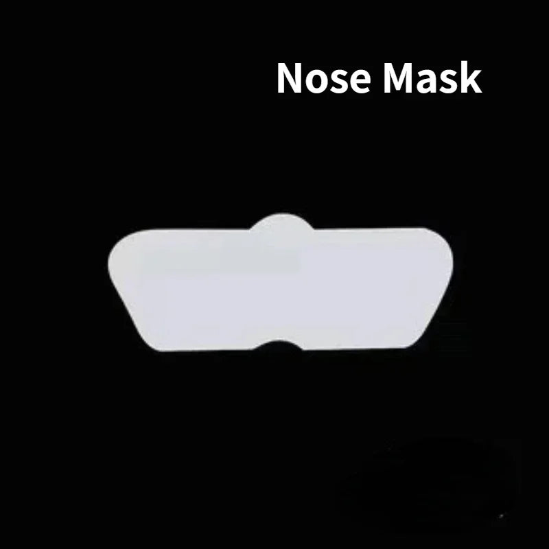 Face Plastic Film Full Face Cleaners Mask Neck Stickers 100Pcs Disposable Paper Transparent PE Masks Wraps Facial Beauty Healthy