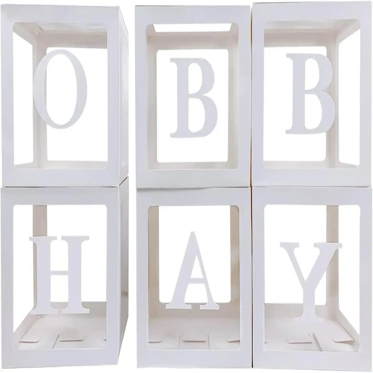Baby Boxes with Letters or number, for Baby,Eid,One,Ohbaby,2024 Birthday,Eid Party Decoration,Baby Shower Decoration