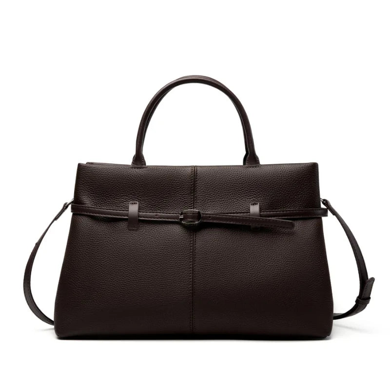 Women's Bags 2025 Genuine Leather Large Capacity Office Commuting Designer Inspired Tote Shoulder Bag Luxury Handbags for Women