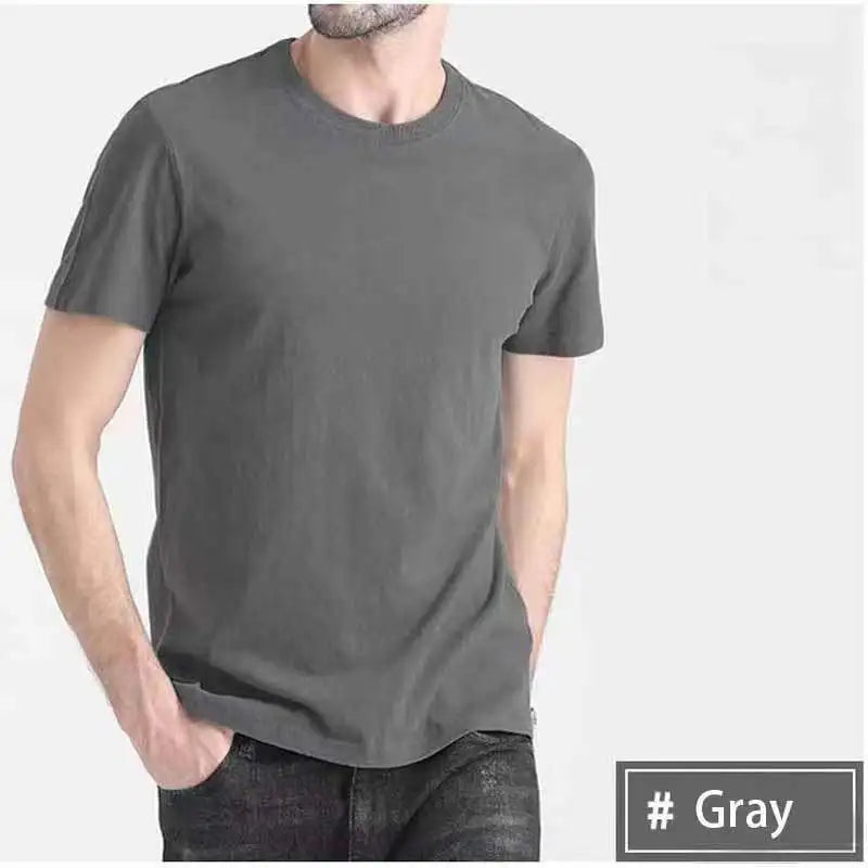 100% Cotton T Shirts Men Women Short Sleeve Solid Male Female Tshirts Tees O-Neck Tee Shirt
