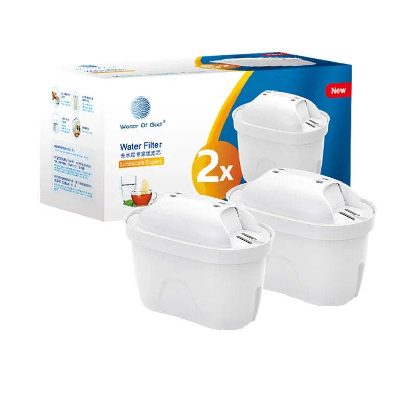 For Brita Maxtra 2PCS/6PCS Water Filters Cartridge Limescale Chlorine Impurities Purify Kettle Activate Carbon Water Filter