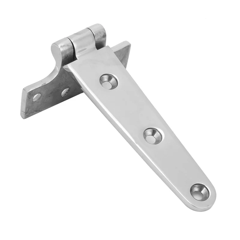 ABGE-Home Door Gate Parts Door Hinge T Type Hinge Gate Butt Hinge Thickened Stainless Steel T Type Hinge 151X75x4.5 Mm