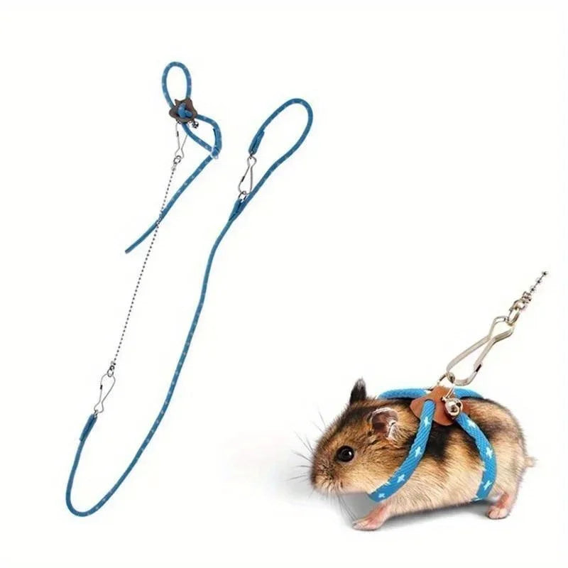 New Small Pet Adjustable Soft Strap Leash Bird Parrot Mouse Hamster Ferret Rat Pet Pig Hamster To Prevent