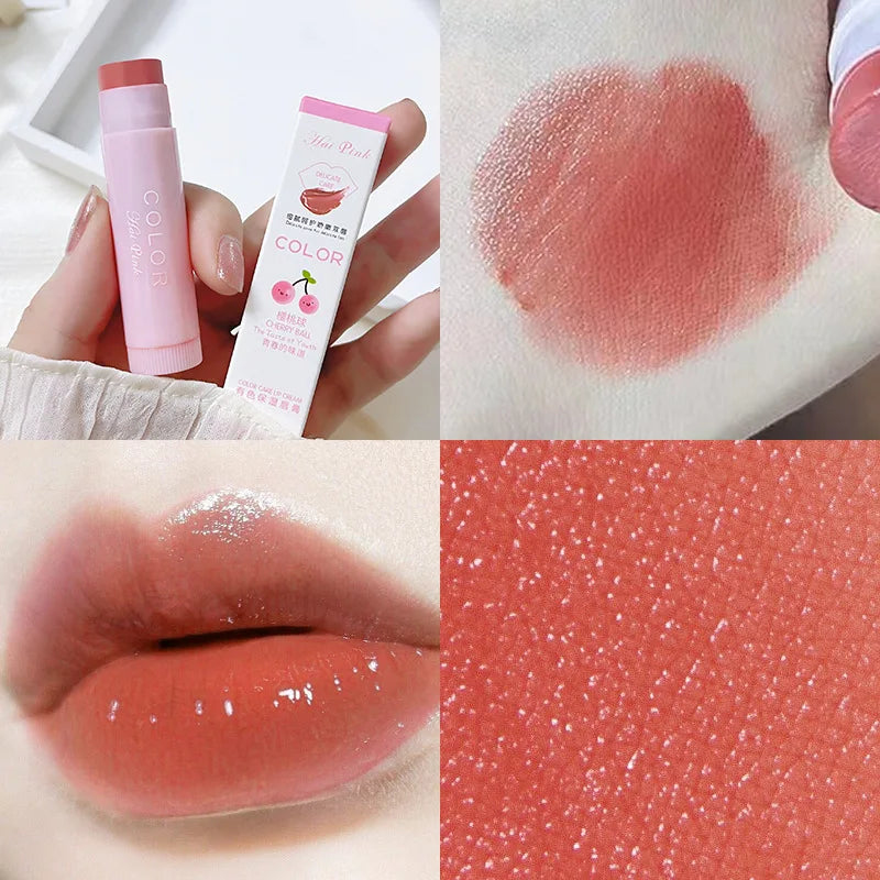 Colored moisturizing lip balm lipstick moisturizing, moisturizing, diluting lip lines, anti-drying lip balm Care