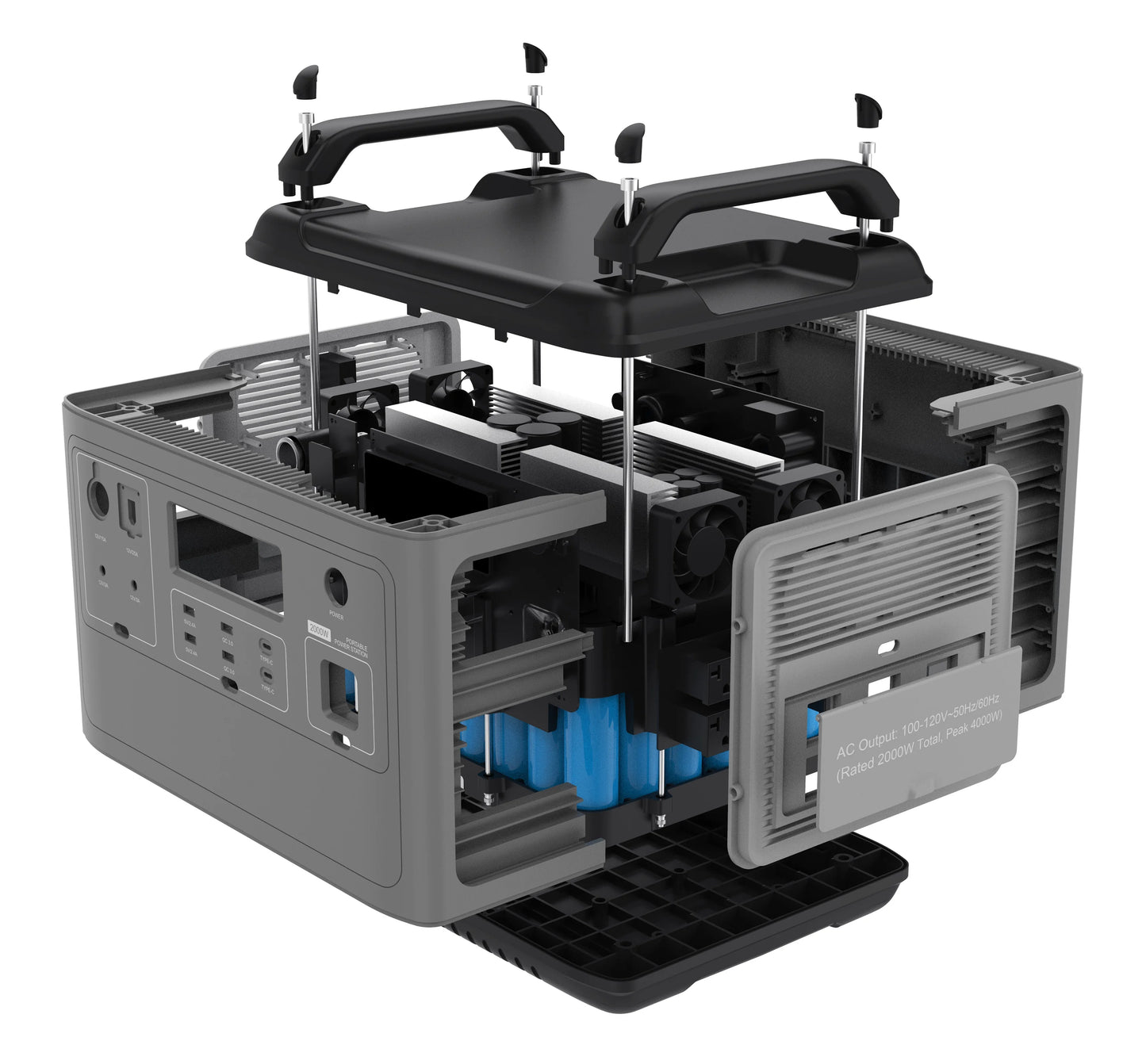 Solar Panel 2000w New Arrival Batterie Per Pannelli Solar Whole House Generator 6000w Handy Renewable Energy for Cars