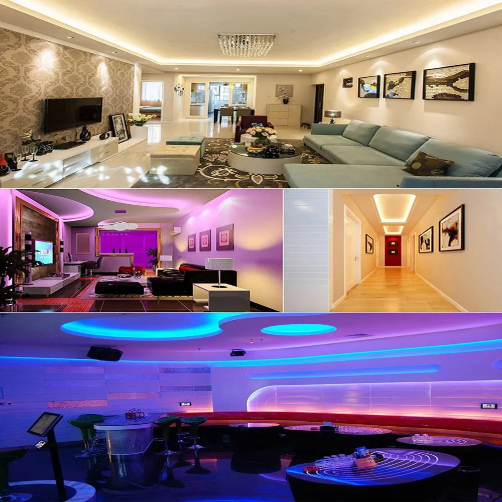 LED Strip RGBIC 24 Key Control SMD5050 Strip Chasing Effect Light Flexible Tape Diode Strip TV Backlight Room Decoration