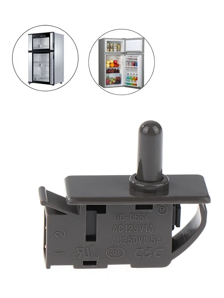 Refrigerator Spare Parts Door Light Control Normally Closing Push Button Switch Refrigerator Door Freezer Door Switch