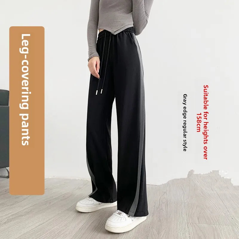 Slimming Straight Leg Pants for Women Spring Summer New Sle plus Size Casual Wide Leg Trousers Loose Comfortable Student Sp...