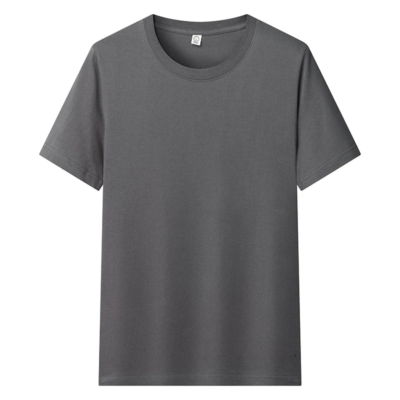 100% Cotton T Shirts Men Women Short Sleeve Solid Male Female Tshirts Tees O-Neck Tee Shirt