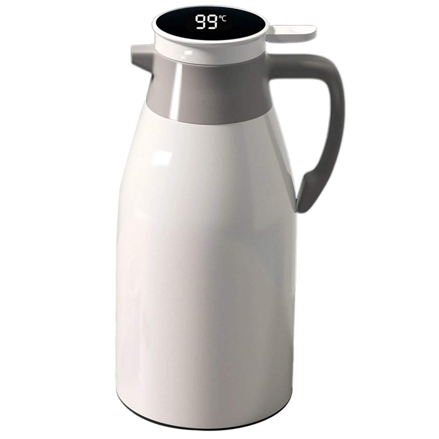 1/2l Insulated Water Bottle With Glass Insulated Liner Large Capacity Vacuum Flasks Kettle Thermal Jug For Home Winter Warm