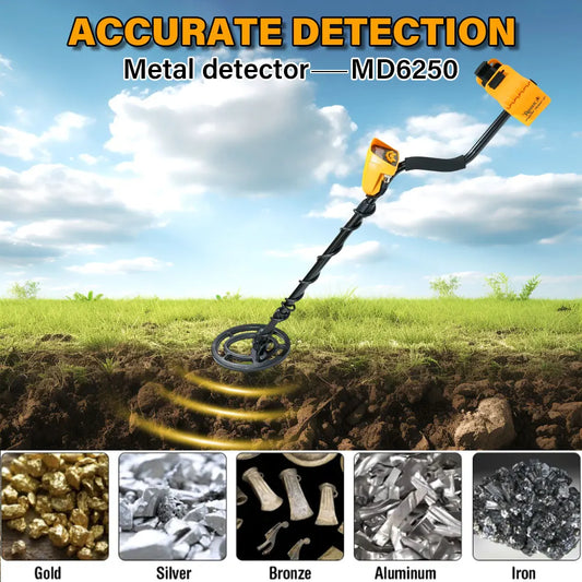 (Battery-free)MD6250 Professional Metal detector Underground Metal detector Hunter detects metals with high performance