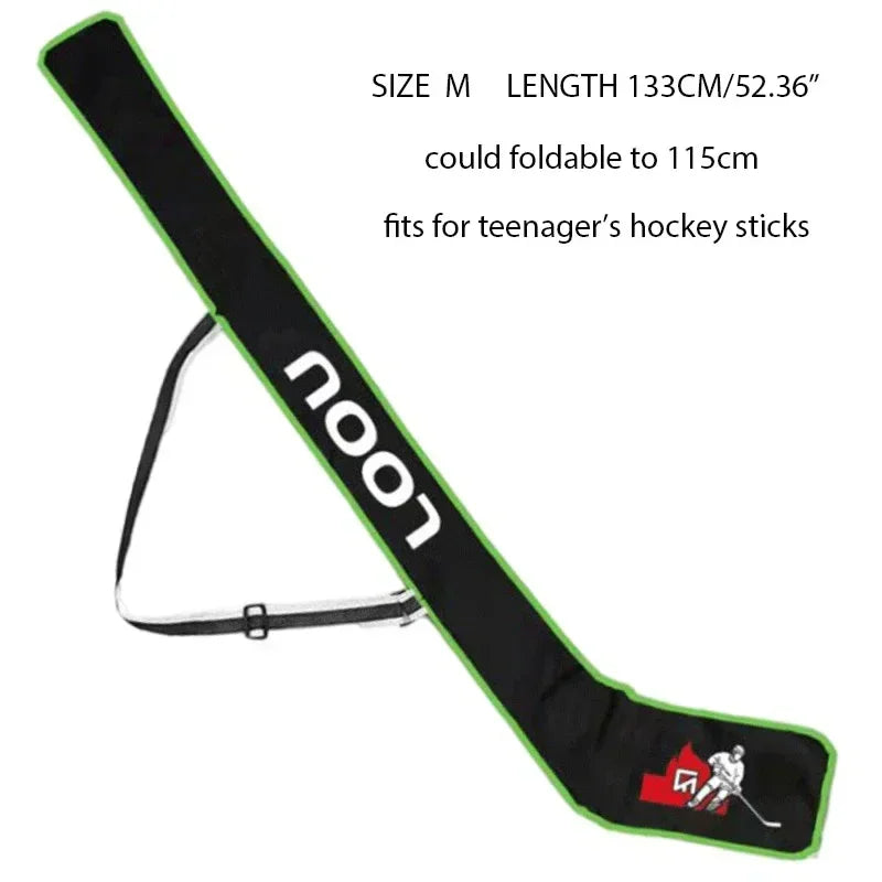 1Pc Portable Ice Hockey Stick Bag Waterproof One Shoulder High Quality Hockey Stick Accessories with Adjustable Shoulder Strap
