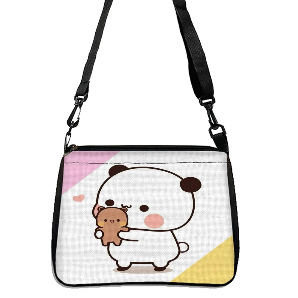 Women Shoulder Bag Bubu Dudu Print Large Capacity Shopping Bags for Lady Cartoon Grocery Tote Bag Handbags 10.11
