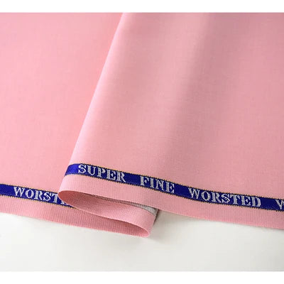 High Count 50% Worsted Wool Fabric For Suits Sewing Blazer Vest Pants Coat DIY High End 280g/m Serge Cloth Material 50X150cm
