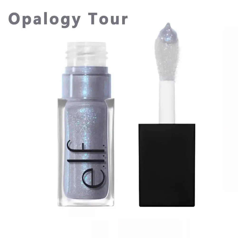 Elf Divine Wine Shiny Lip Glaze Crystal Glossy Finish Long-Lasting Lip Color Cosmetic Beauty Product