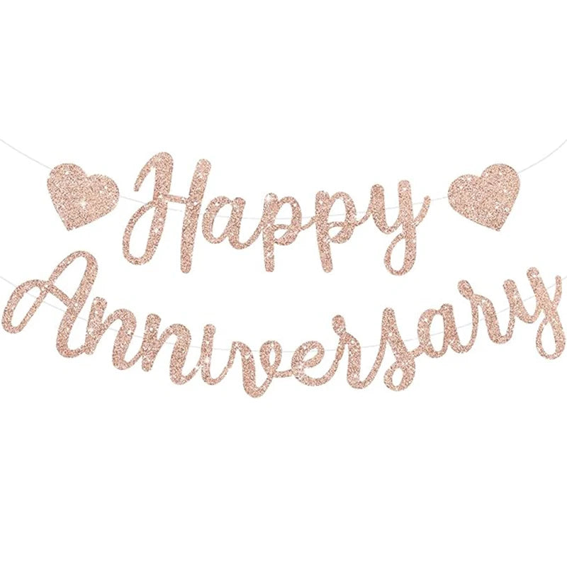 Happy Anniversary Banners Anniversary Party Decorations We Still Do Happy Wedding Day Party Decoration
