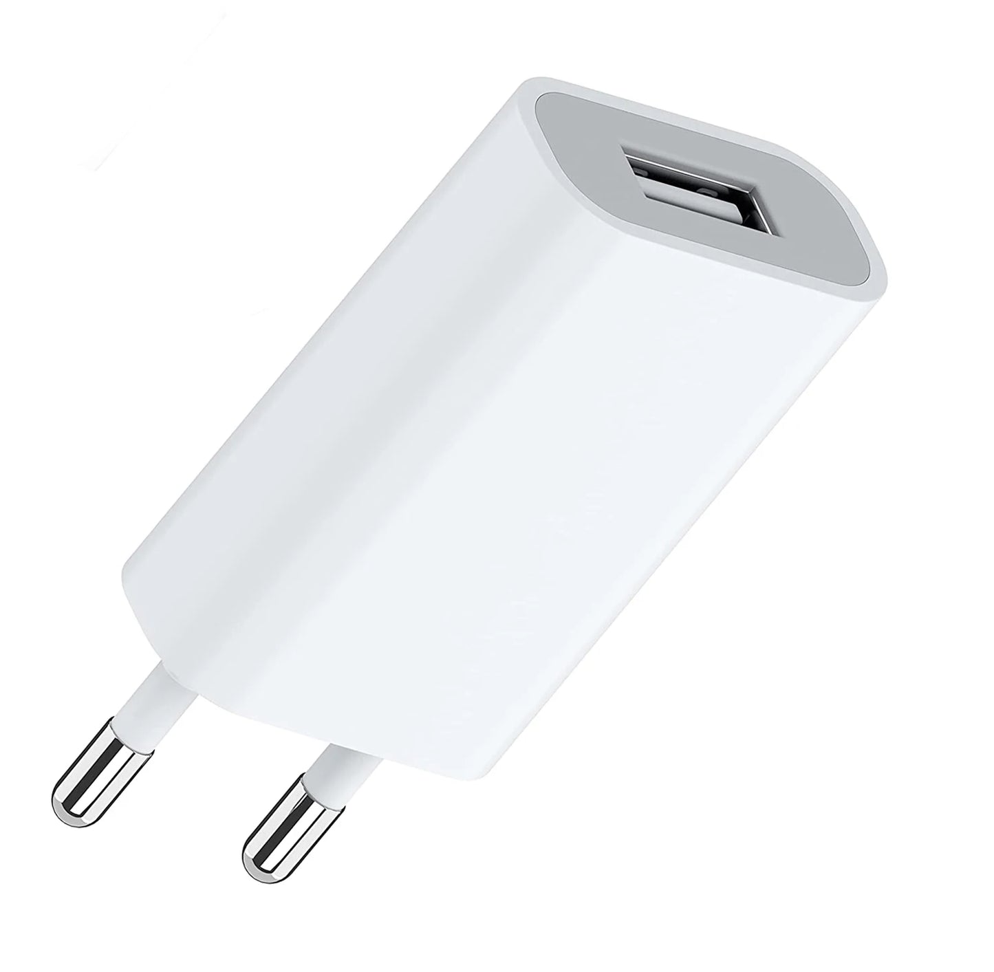 European USB Power Adapter EU Plug Wall Travel Charger 1 Ports USB 5V1A 5V2A Mobile Phone Micro Data Charging