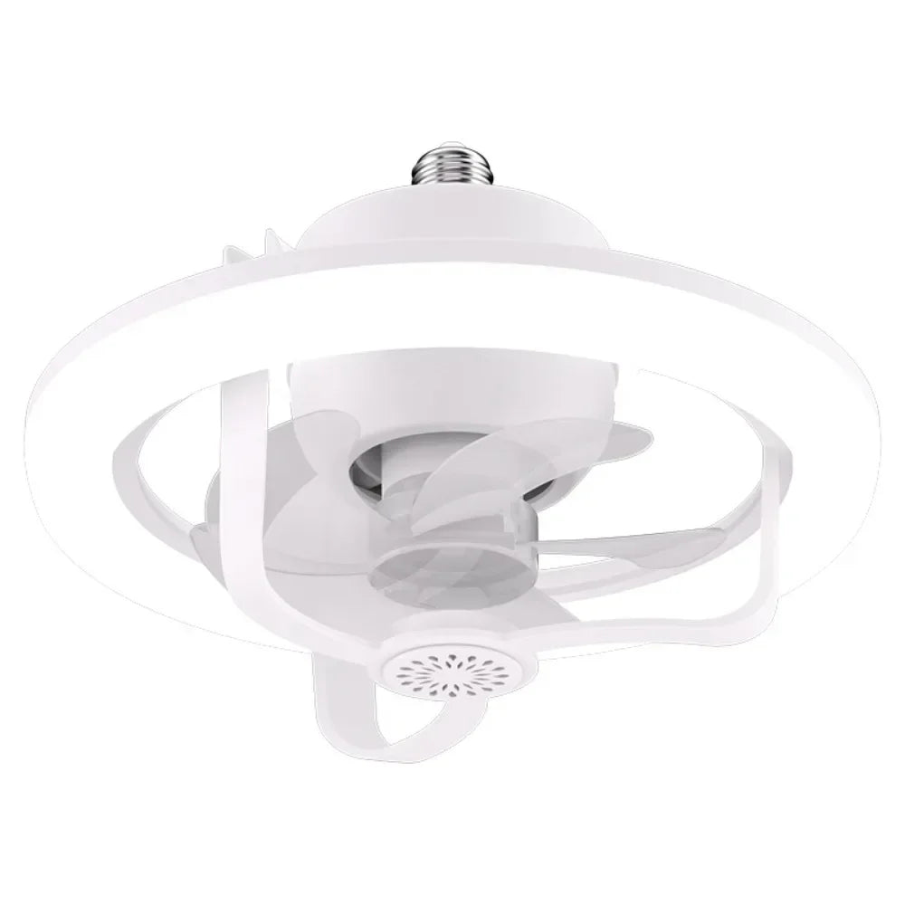 JOYINLED Fan Ceiling Light Fan Light Ceiling Fan with Lamp Remote Control, Quiet, Dimmable 360 Degrees for Living Room Bedroom