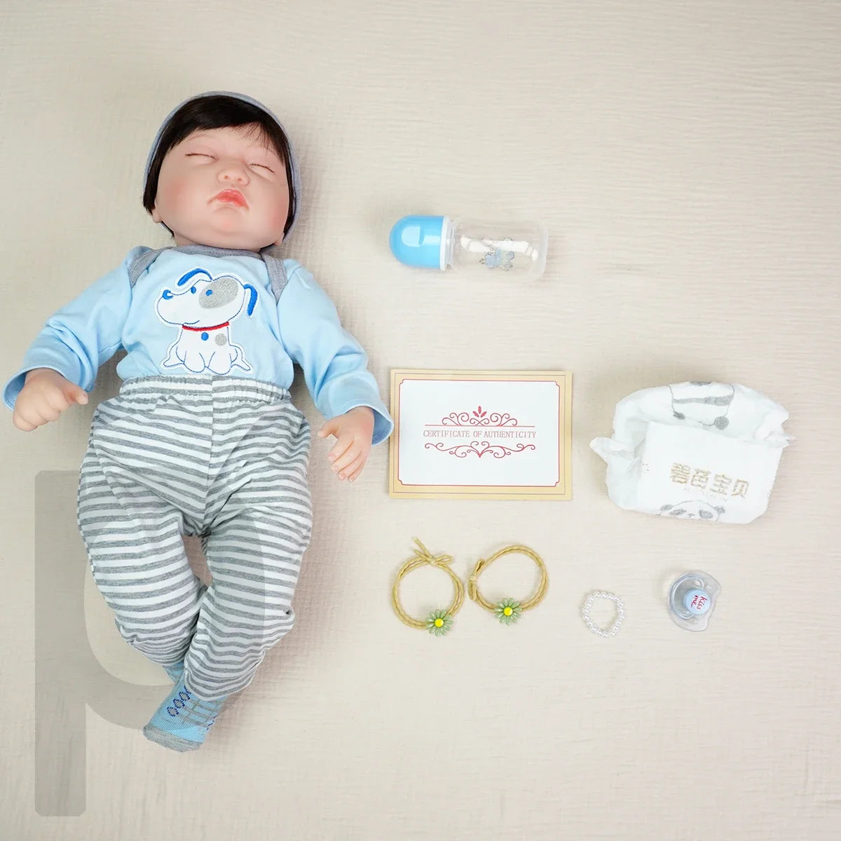 Reborn Baby Doll Soft Body Realistic Baby Doll Cute Handmade Real Life Baby Doll Gift Box Suitable for Children Collectors