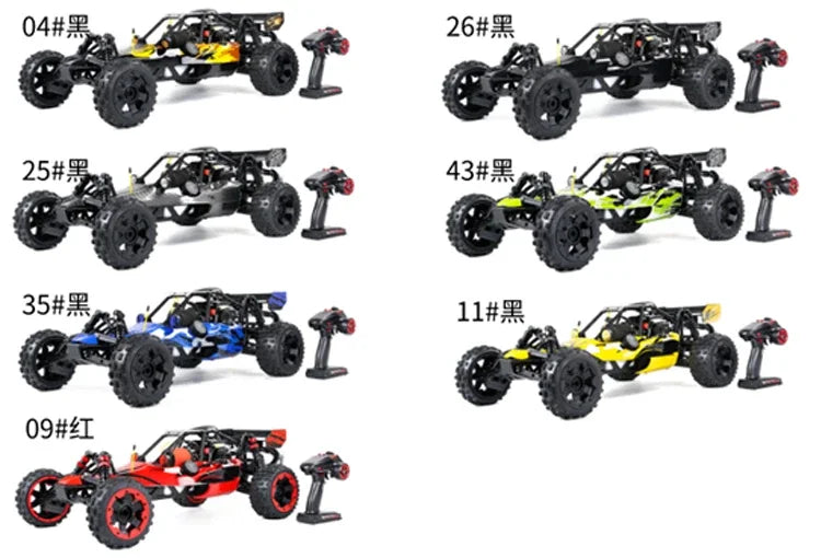 1/5 2.4G 29cc Gasoline Rc Car Non-LCD Remote Control Nitro