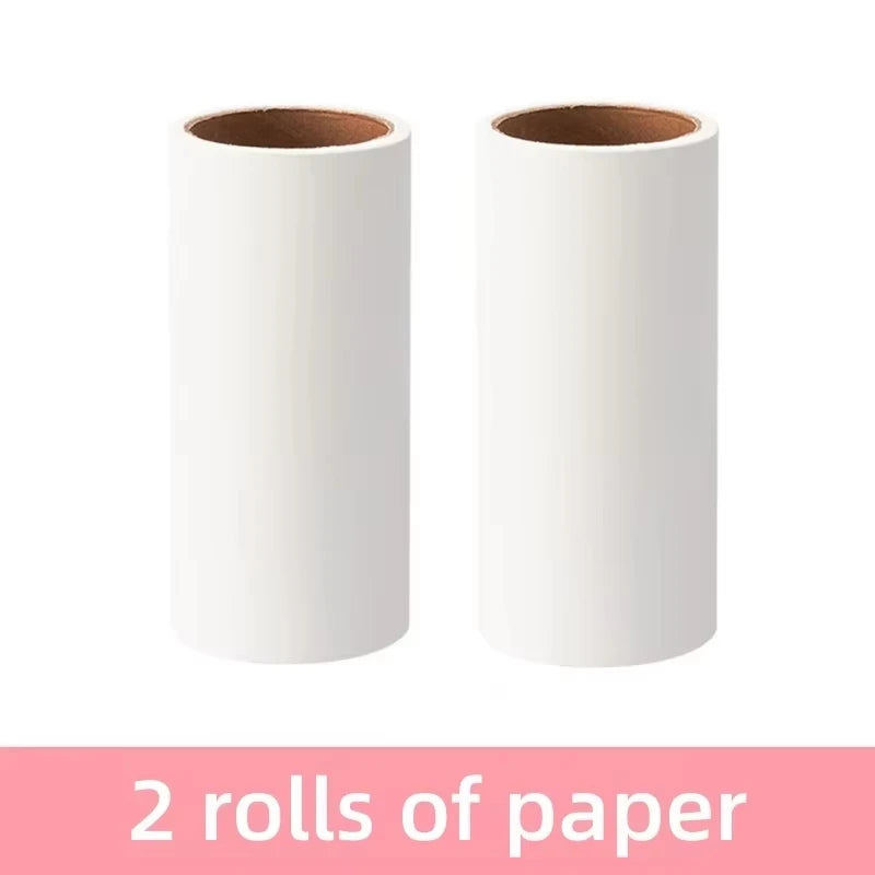 Tearable Lint Roller Sticky Roll Paper Dust Wiper Pet Hair Clothes Carpet Tousle Remover Replaceable Cleaning Brush Accessories
