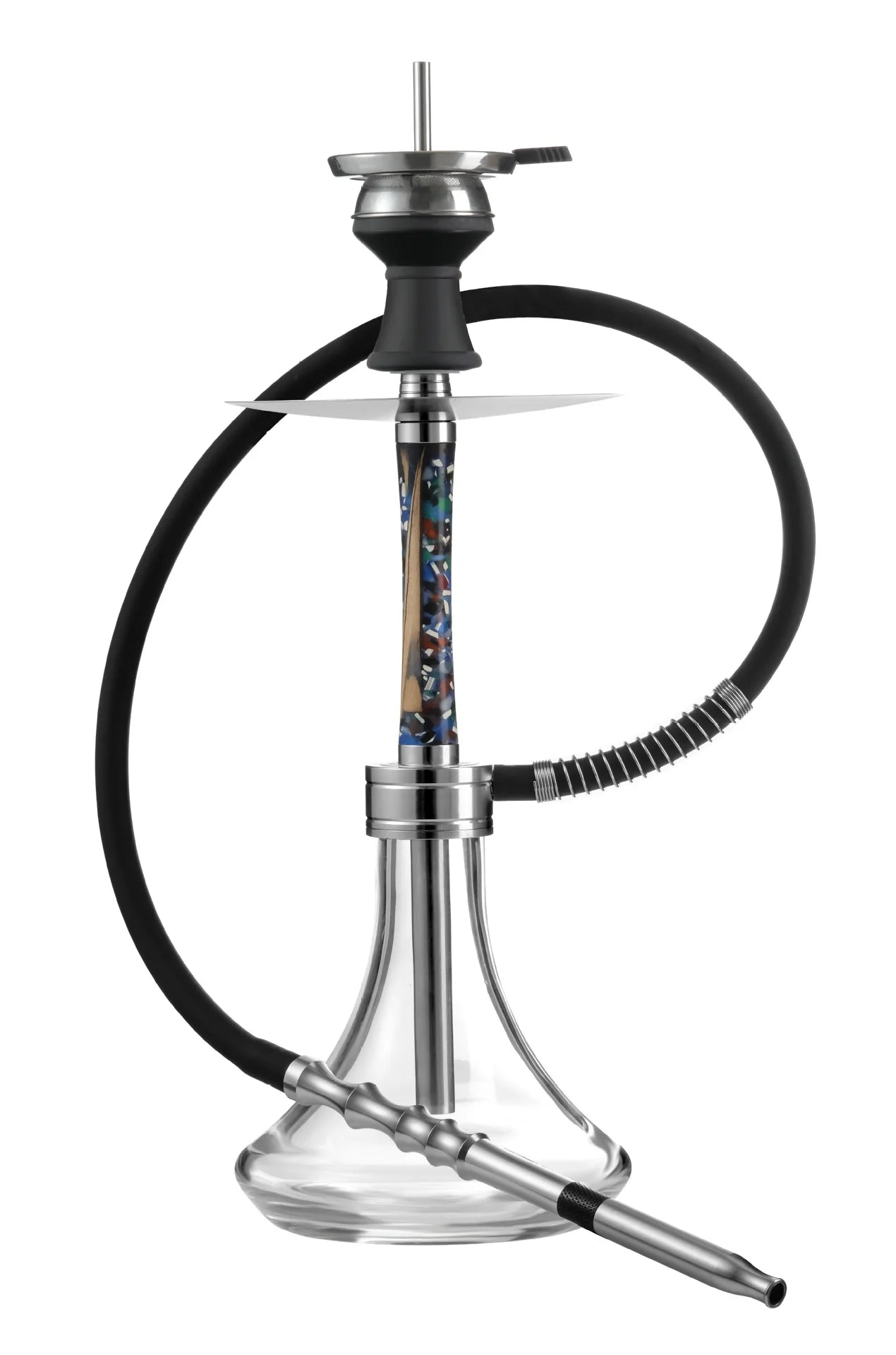 Arabian Shisha 8-hole Outlet Aluminum Alloy Hookah Set Smoking Set