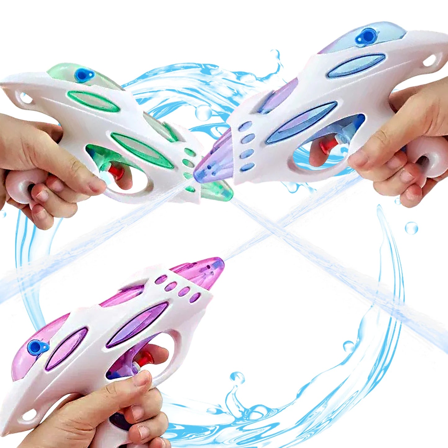 Children's water gun toys for boys and girls to play in water, outdoor bathing and swimming toys