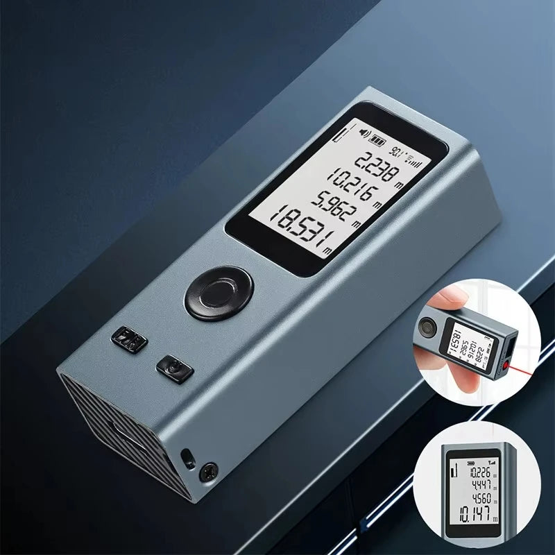 Mini Laser Rangefinder 30M USB Rechargeable Infrared Distance Meter Digital Laser Tape Measure for Building Measurement Tool