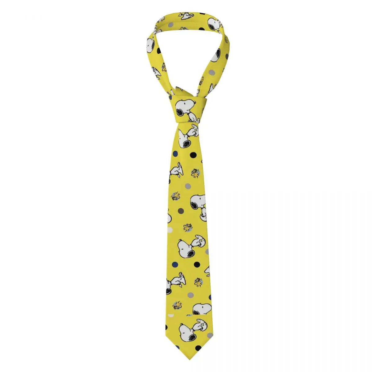 Snoopys & Woodstock Smile Giggle Laugh Neckties Silk 8 cm Neck Tie for Mens Shirt Accessories Cravat Wedding Accessories Office