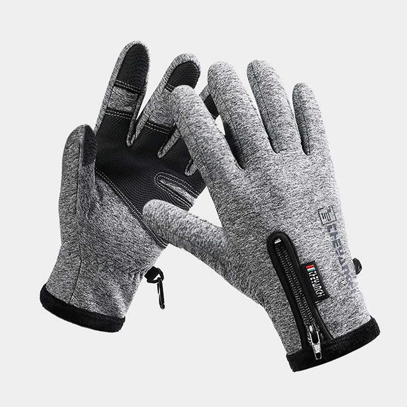 Outdoor Winter Gloves For Men Waterproof Thermal Fleece Lined Resistant Touch Screen Non-slip Motorbike Riding Mountaineering