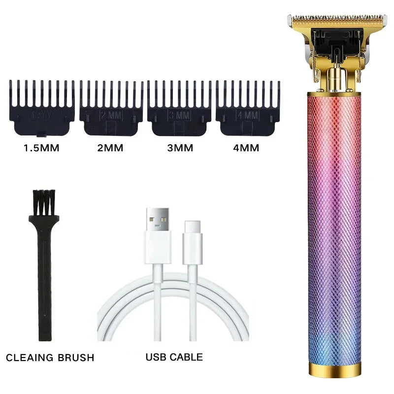 Electric Hair Cutting Machine Vintage T9 Clipper Hair Rechargeable Man Shaver Trimmer For Men's Barber Professional New Hot Sale