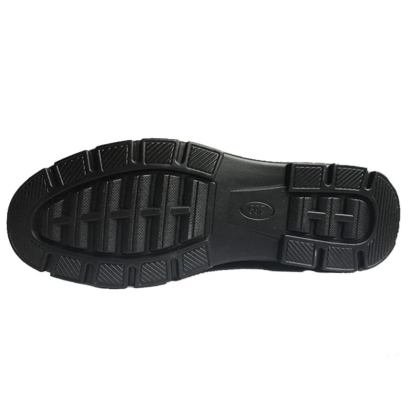 Genuine Leather Shoes Flat Mens Casual Shoes Cowhide Business Brand Male Footwear Soft Comfortable Black