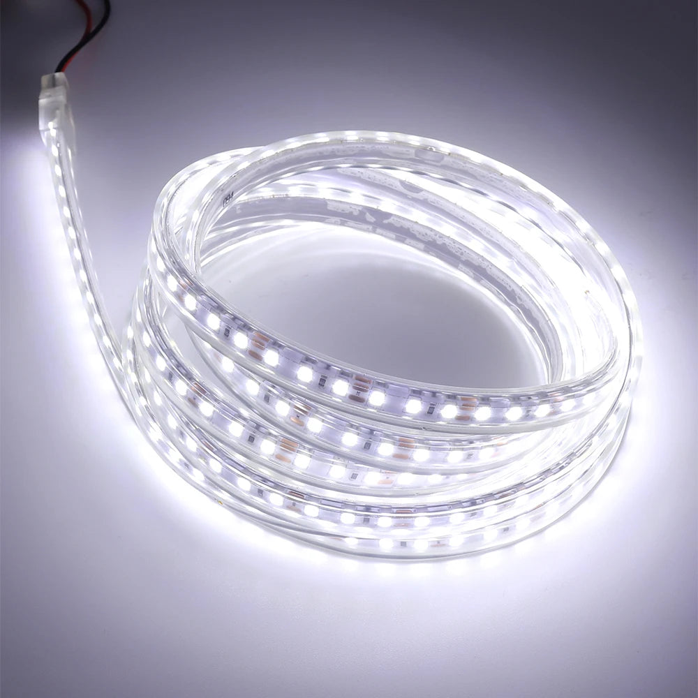 LED Strip 12V 24V Waterproof IP67 White Warm White 2835 120LEDs/m Flexible Led Tape For Outdoor Garden Decor 0.5M 1M 2M 3M 4M 5M