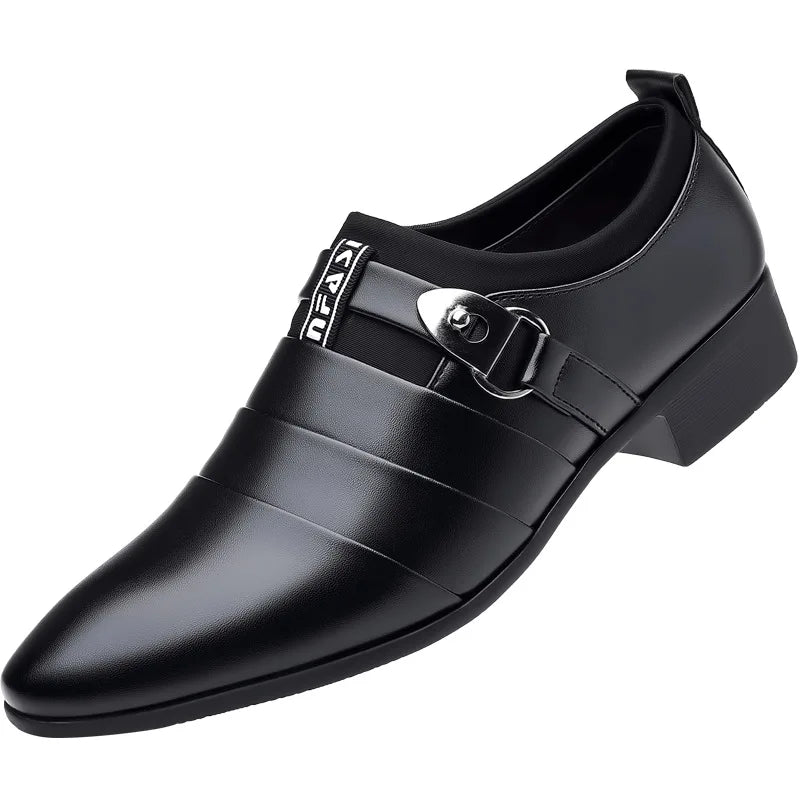 Spring Autumn Men's Business Shoes Formal Wedding Shoes Male Office Work Shoes Sharp pointed casual Loafers Elegant Man footwear