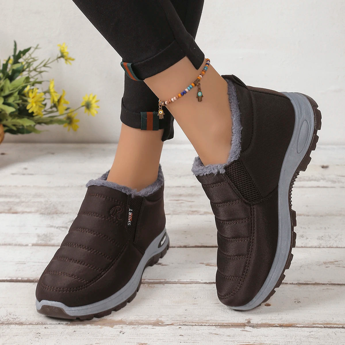 Women's shoes Autumn witnter Casual cotton Warm Wear Resistant Chunky Sole Affordable Free shipping