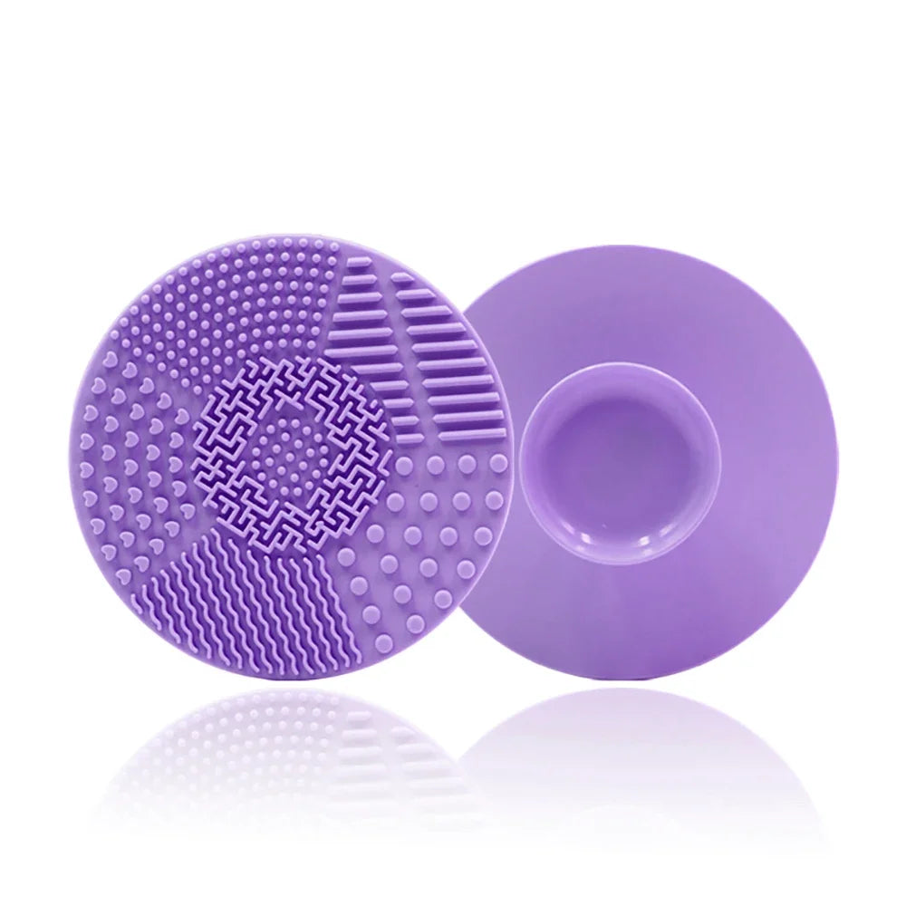 Silicone Brush Cleaner Cosmetic Make Up Washing Brush Gel Cleaning Mat Foundation Makeup Brush Cleaner Pad Scrubbe Board