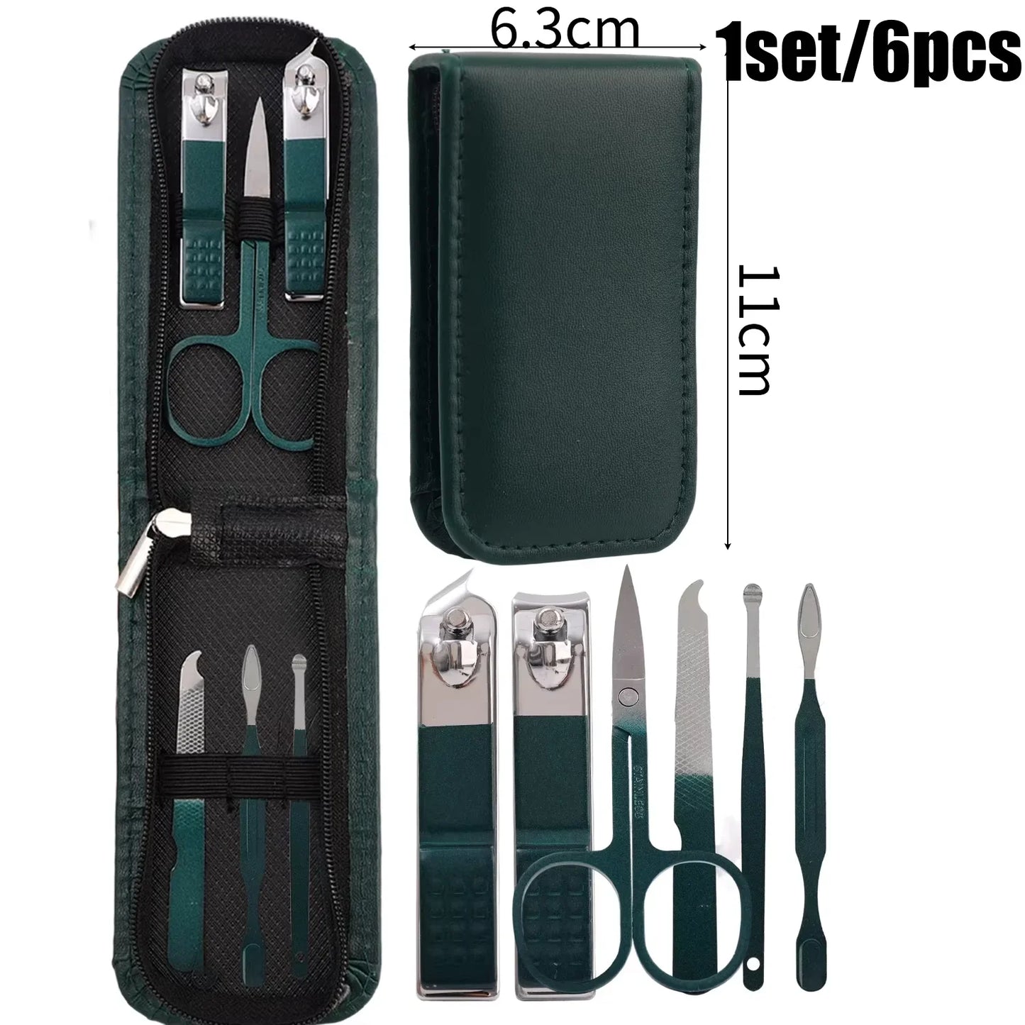 Nail Clipper Set, a 6-Piece Portable Household Nail Tool Set For Men And Women, Specifically Designed For Nail Art And Beauty