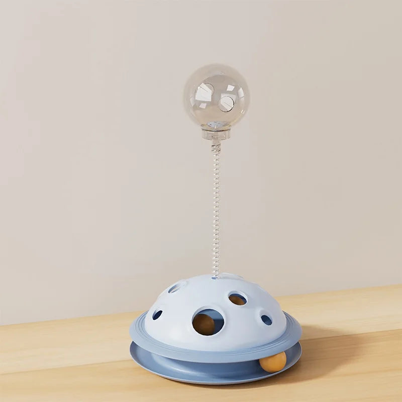 Pet Interactive Leakage Ball - Cat Turntable Toy - Food Dispenser for IQ Training for Dogs and Cats Pet Products Accessories