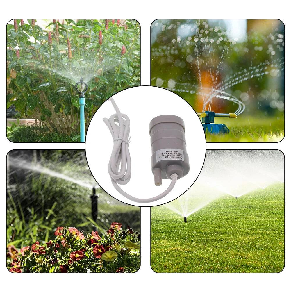 Submersible Pump DC 12V 1500L/H Pump 12 Volt Water Pump For Caravan Camping Garden Aquarium Fish Tank Fountain