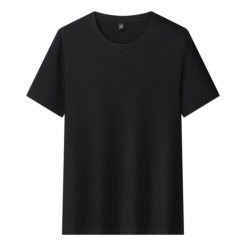 100% Cotton T Shirts Men Women Short Sleeve Solid Male Female Tshirts Tees O-Neck Tee Shirt