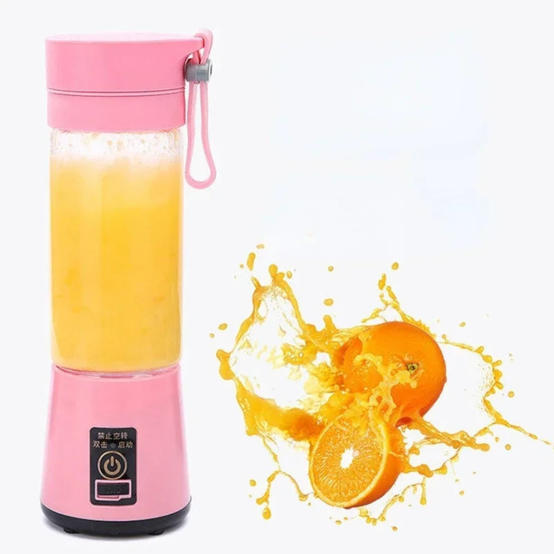 Portable Electric USB Rechargeable Handheld Smoothie Blender, Fruit Mixers, Milkshake Maker Machine, Food Grade Material, Hot