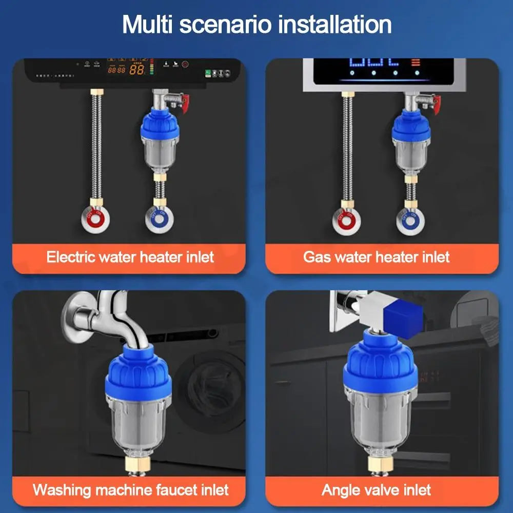 Stainless Kitchen Faucet Filter Purifier Output Pre-filter Tap Water Front Water Filter Shower Filter